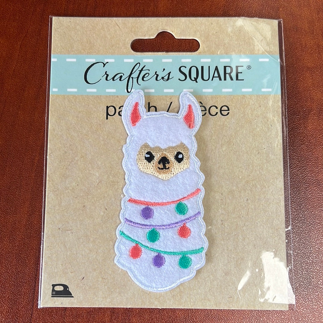 Cute Alpaca Iron on Patch - Adorable Alpaca Design for DIY Projects