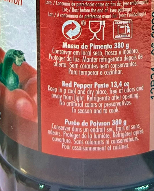 Incopil Red Pepper Paste – Authentic Portuguese Massa de Pimentão