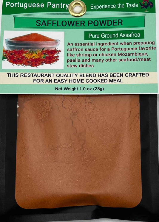Safflower Powder Pure Ground Portuguese Saffron