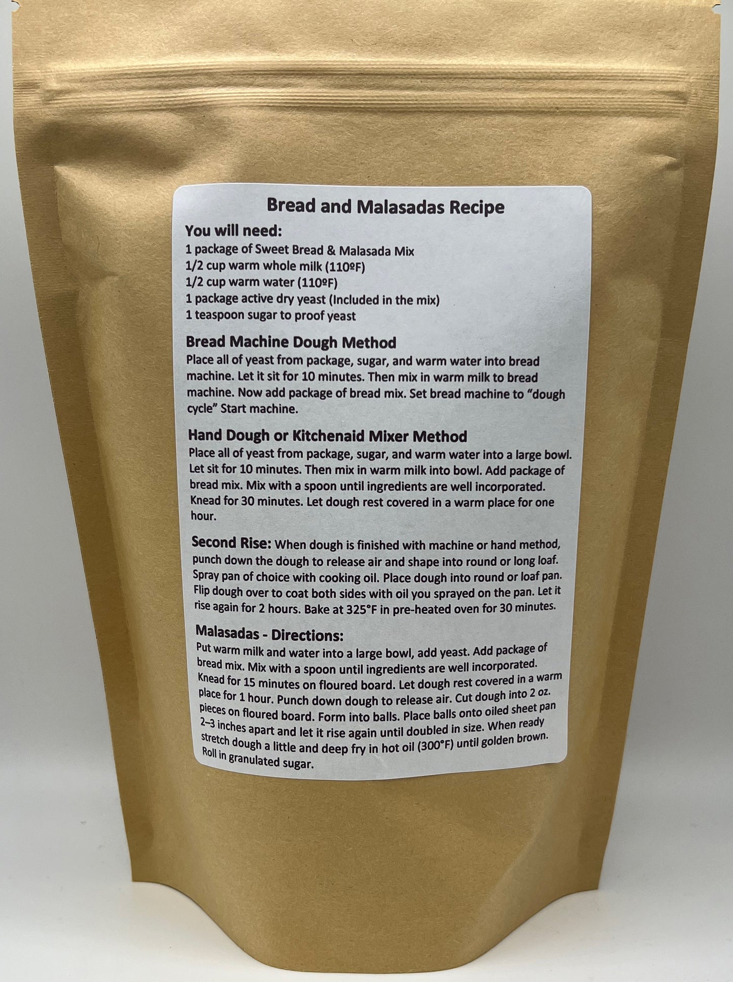 Easy to Make Portuguese Sweet Bread Mix or Delicious Malasadas