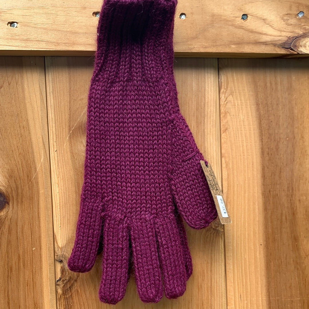 Trenza Cable 100% Alpaca Gloves