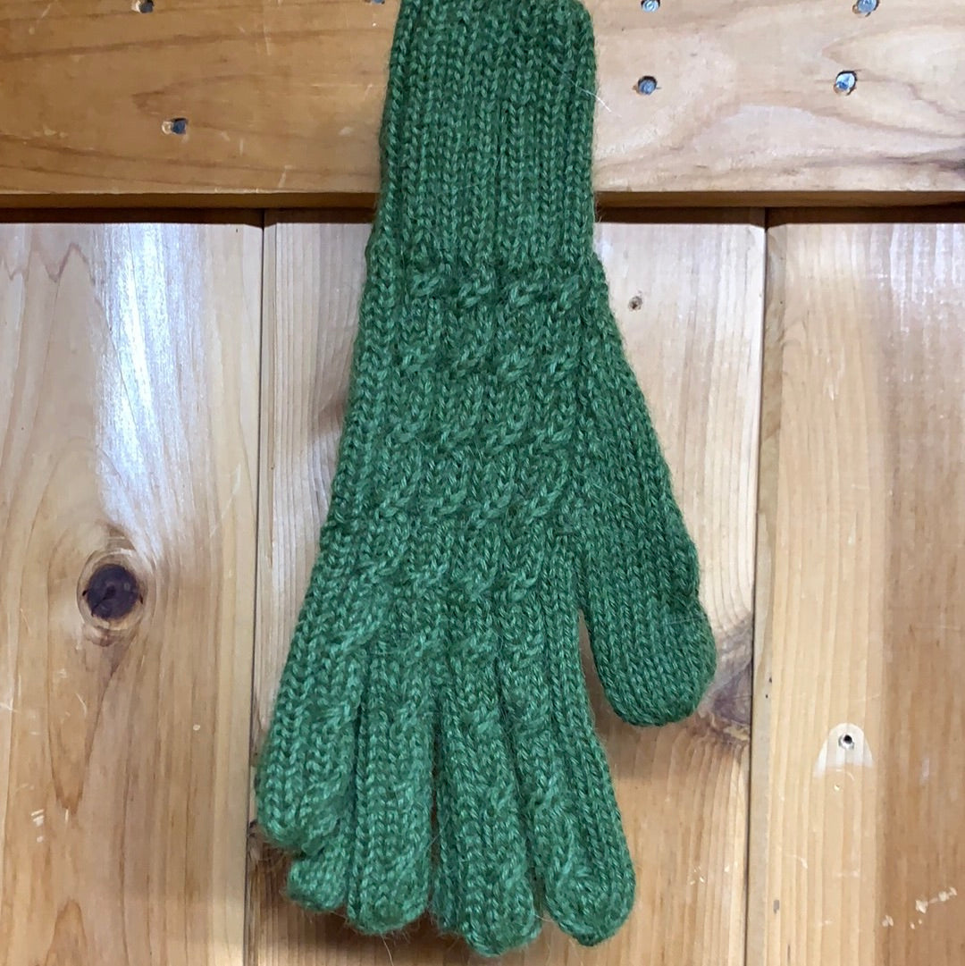 Trenza Cable 100% Alpaca Gloves