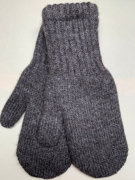 Bouclé Lined Alpaca Mittens