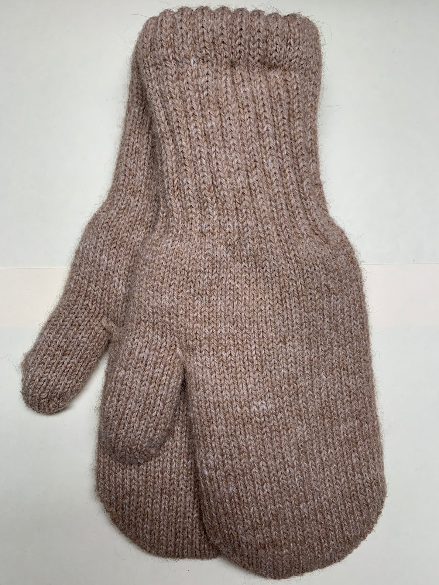 Bouclé Lined Alpaca Mittens