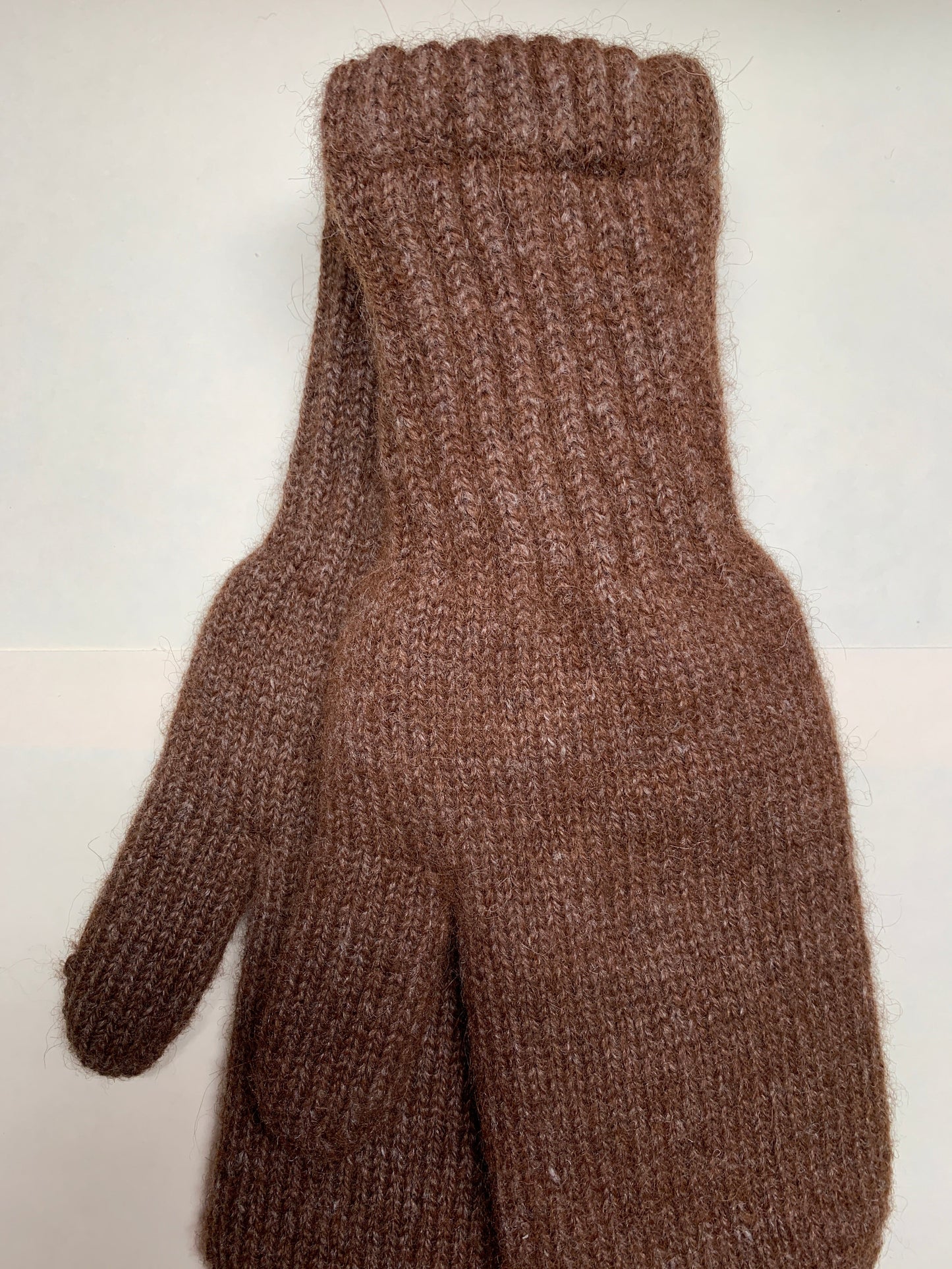 Bouclé Lined Alpaca Mittens
