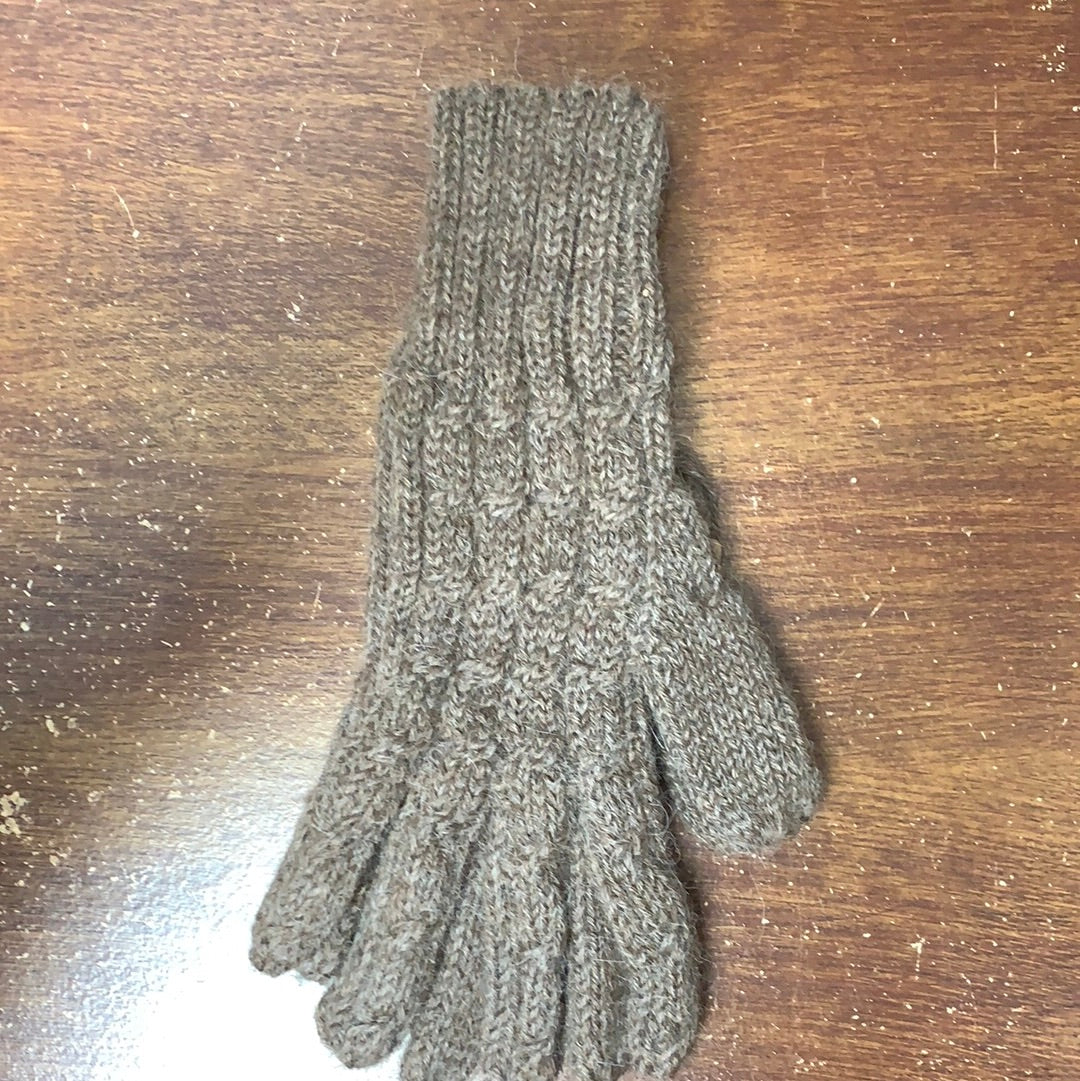 Trenza Cable 100% Alpaca Gloves
