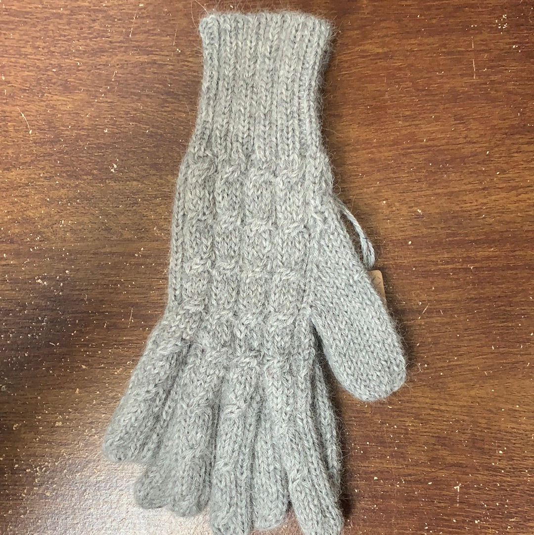 Trenza Cable 100% Alpaca Gloves