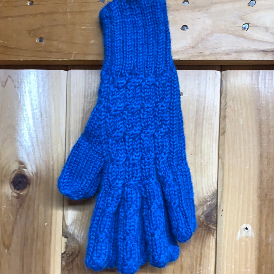 Trenza Cable 100% Alpaca Gloves