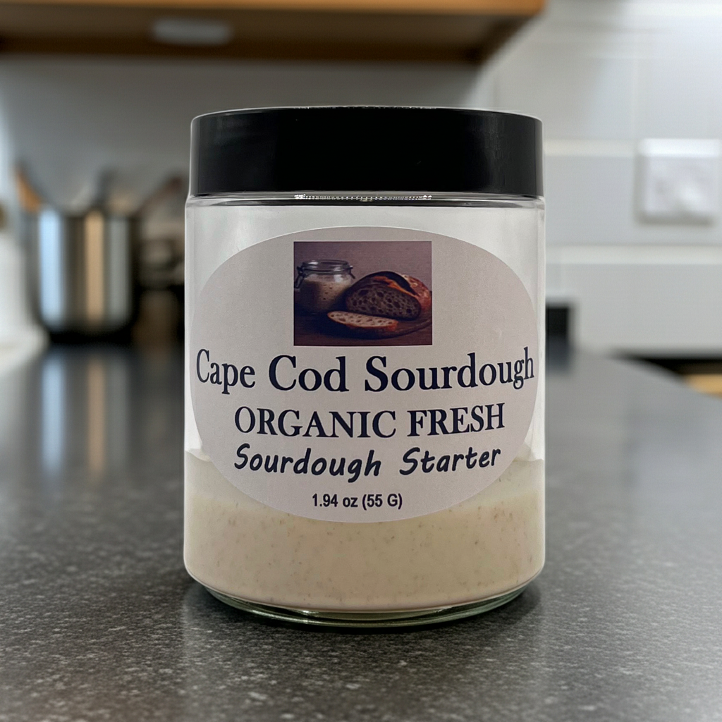 Organic Fresh Live Sourdough Starter Culture — Beginner-Friendly Sourdough Starter Kit