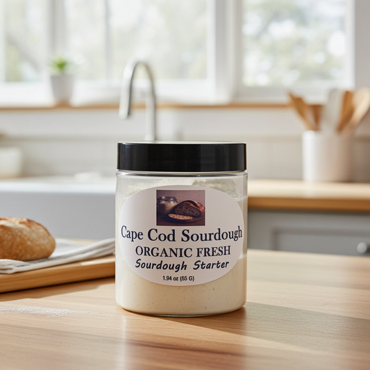 Organic Fresh Live Sourdough Starter Culture — Beginner-Friendly Sourdough Starter Kit