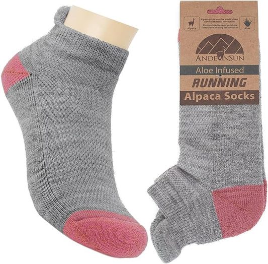 Running Alpaca Socks – Aloe Infused Everyday Comfort | Terry Cushioned | All-Season Performance