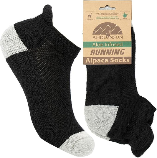 Running Alpaca Socks – Aloe Infused Everyday Comfort | Terry Cushioned | All-Season Performance