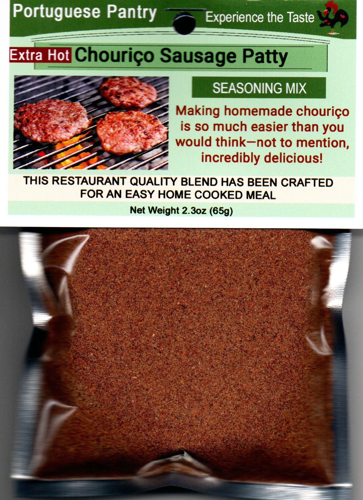 Portuguese Chouriço Sausage Patty Seasoning Mix