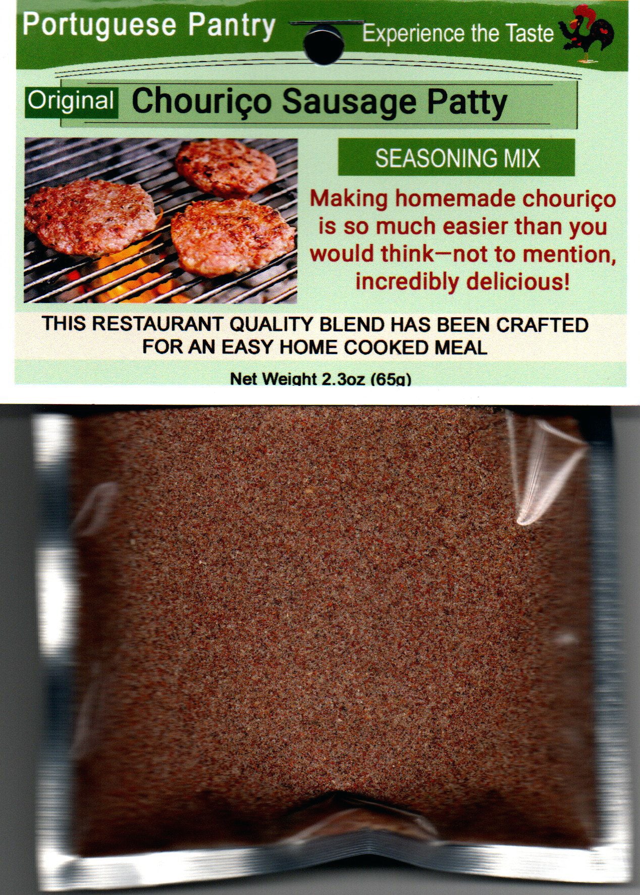 Portuguese Chouriço Sausage Patty Seasoning Mix