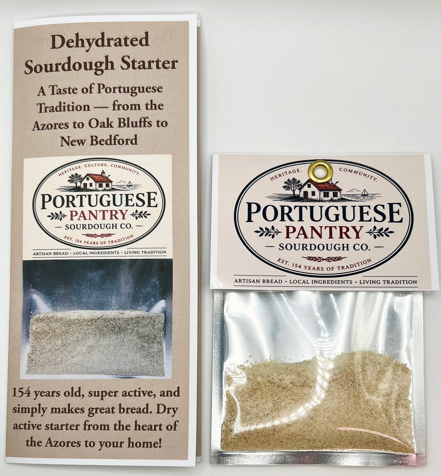 Organic Dehydrated Sourdough Starter Culture — Artisan Bread Starter for Homemade Sourdough