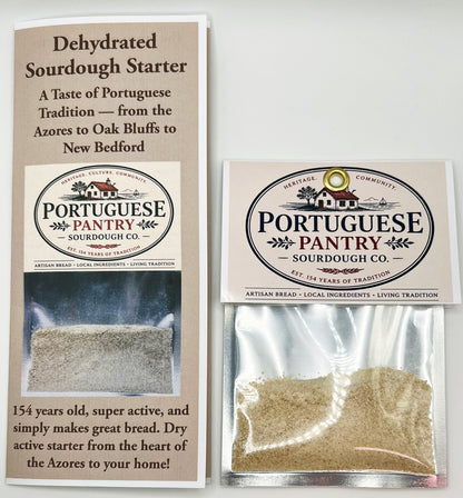 Organic Dehydrated Sourdough Starter Culture — Artisan Bread Starter for Homemade Sourdough