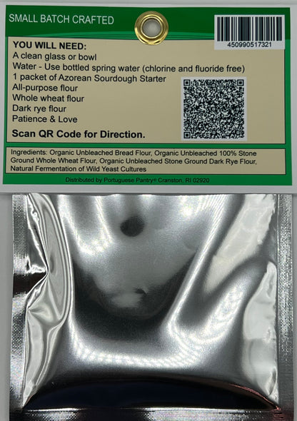 Organic Dehydrated Sourdough Starter | Azorean 154 Year Old Heirloom Culture