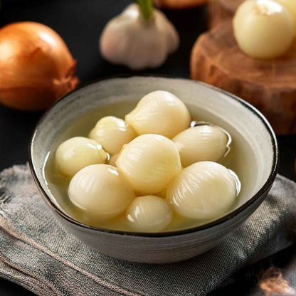 Antonio's Pickled Small White Onions - Convenient and Delicious Ready-to-Eat 16oz