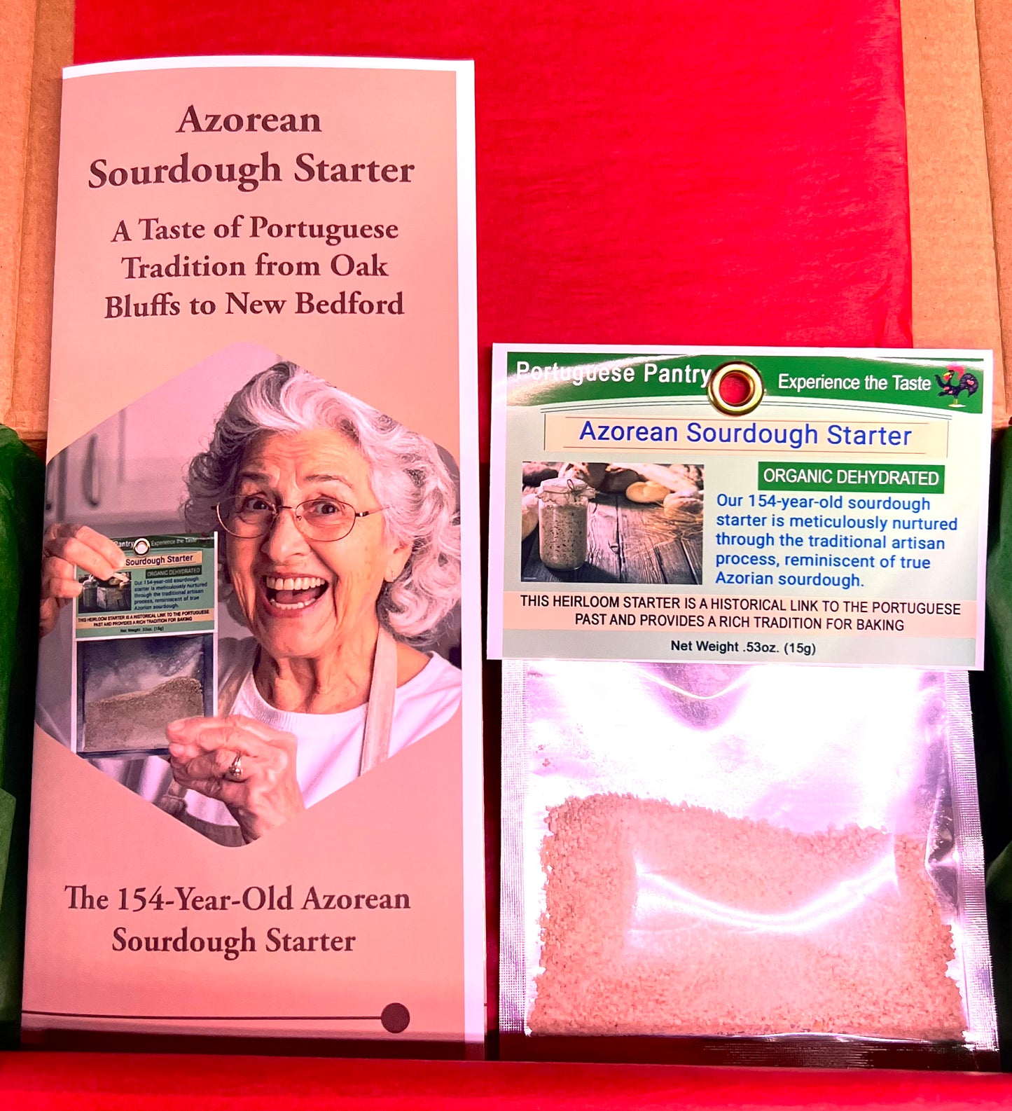 Organic Dehydrated Sourdough Starter | Azorean 154 Year Old Heirloom Culture