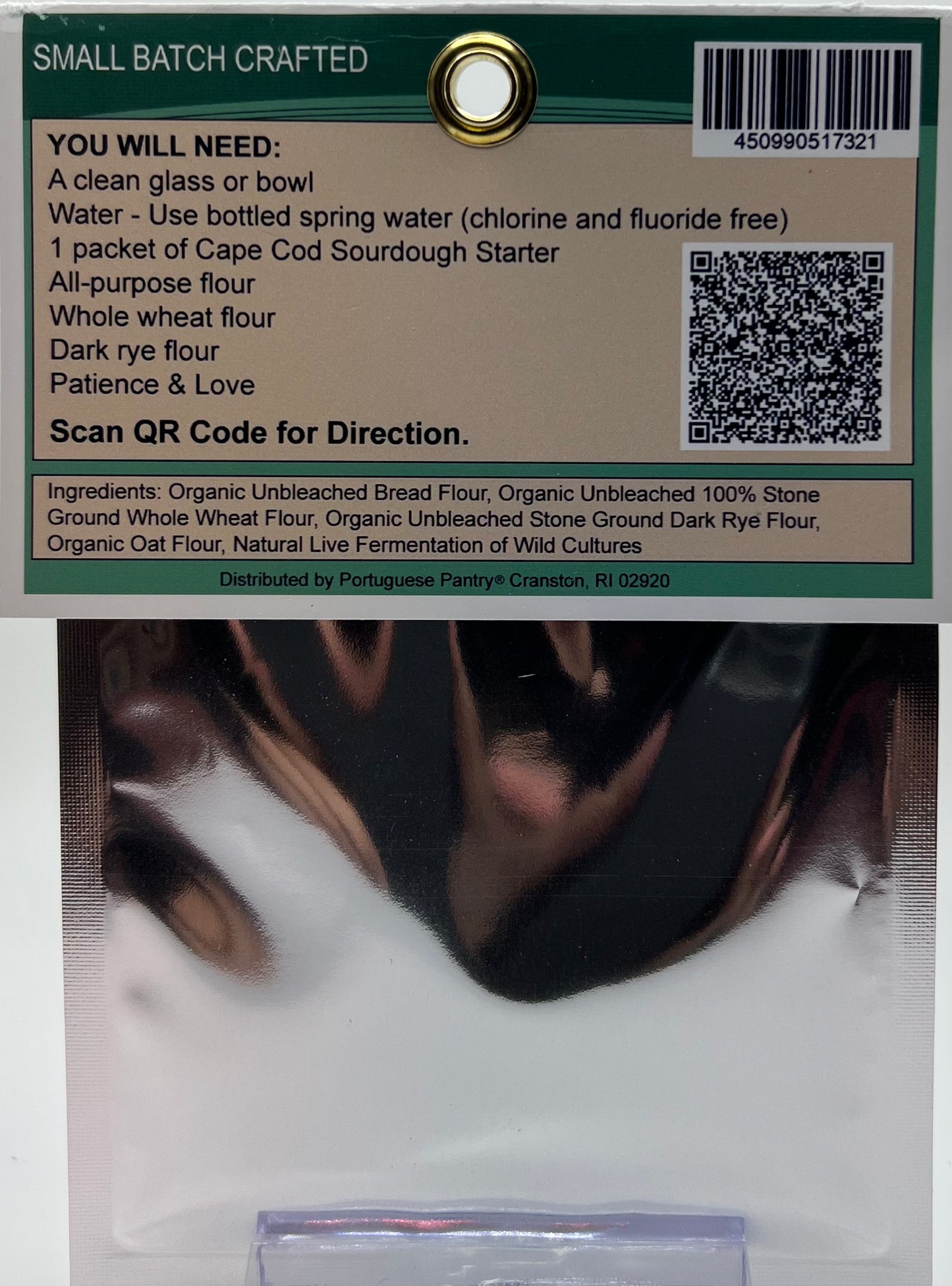 Organic Dehydrated Sourdough Starter Culture — Artisan Bread Starter for Homemade Sourdough