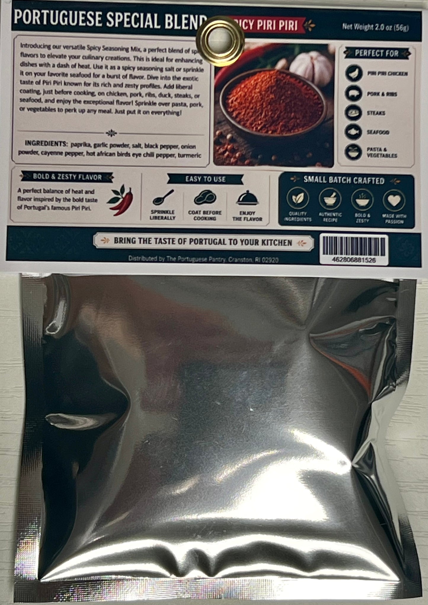 Portuguese Spicy Piri Piri Special Blend All Purpose Seasoning Mix