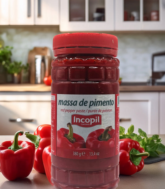 Incopil Massa de Pimentão Portuguese red pepper paste for marinades and traditional Portuguese cooking