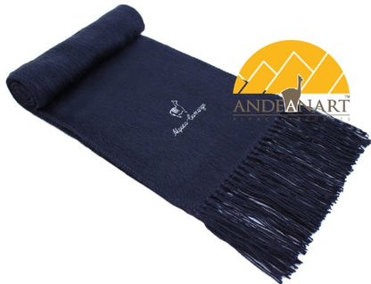 Alpaca Scarf with Alpaca Stitched Outline Logo