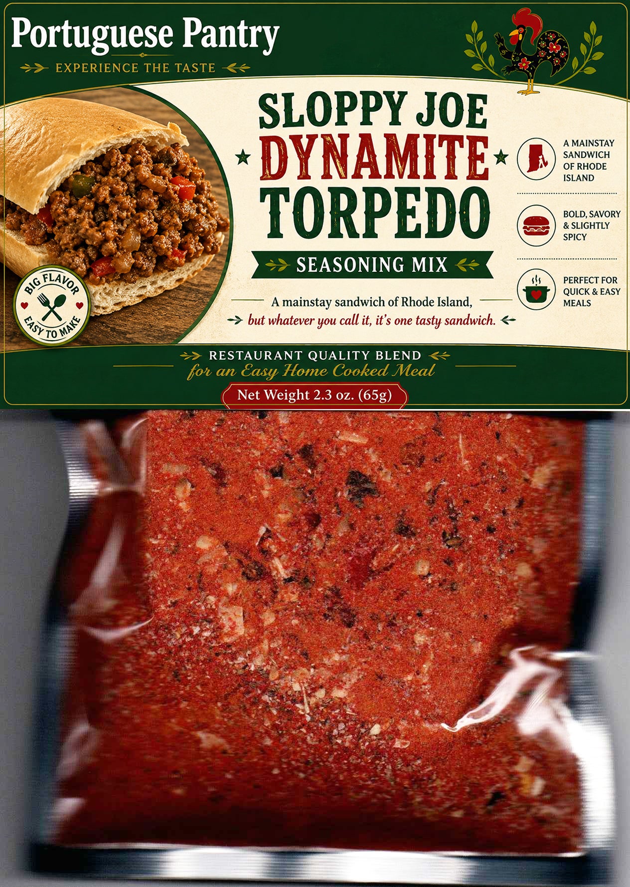 Sloppy Joe Seasoning Mix and Dynamite Torpedo Meat Recipe