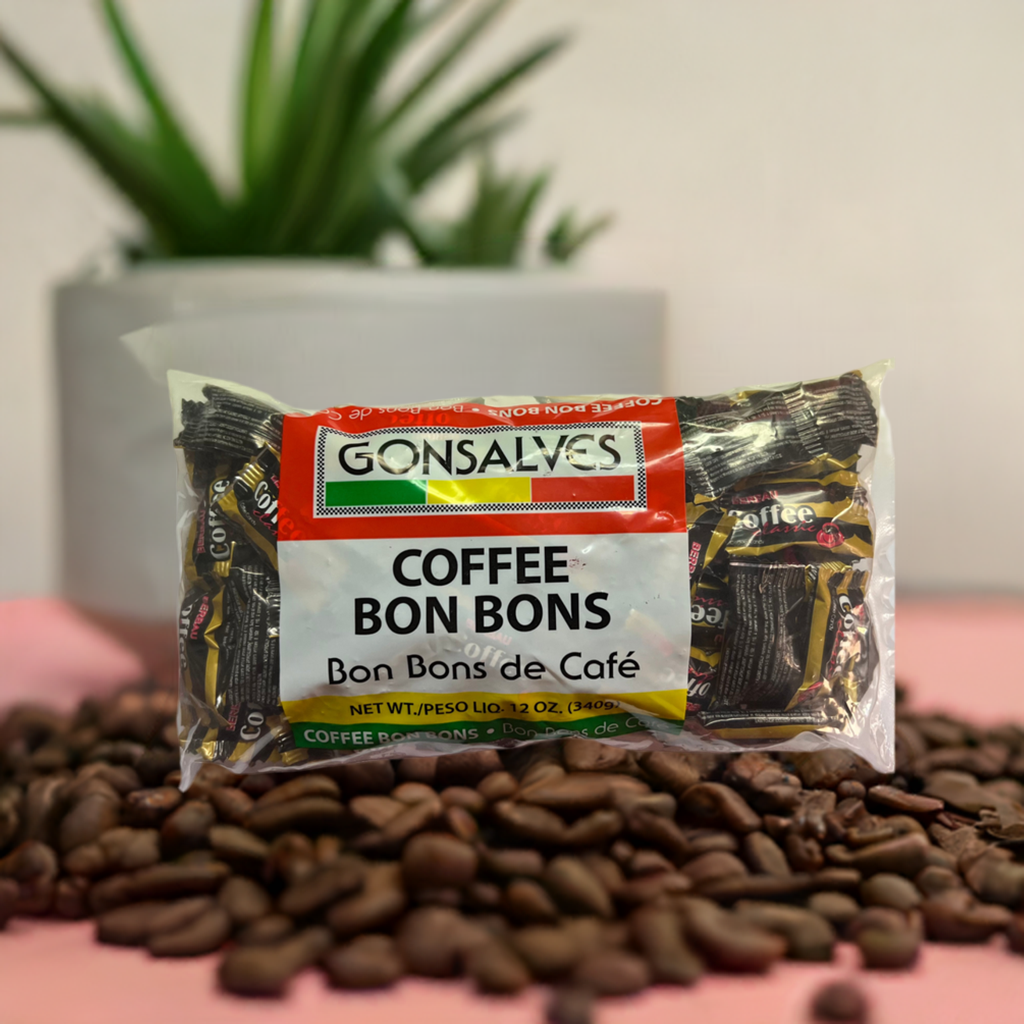 Gonsalves Coffee Bon Bons - Luxurious Hard Candy with Chewy Coffee Flavor Center