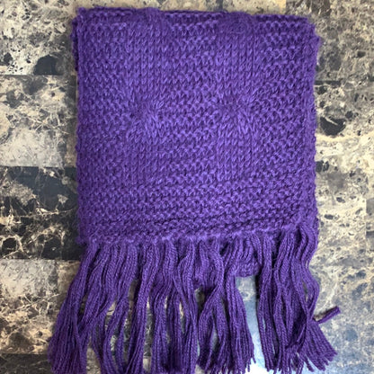 100% Baby Alpaca Trenza Cable Scarf