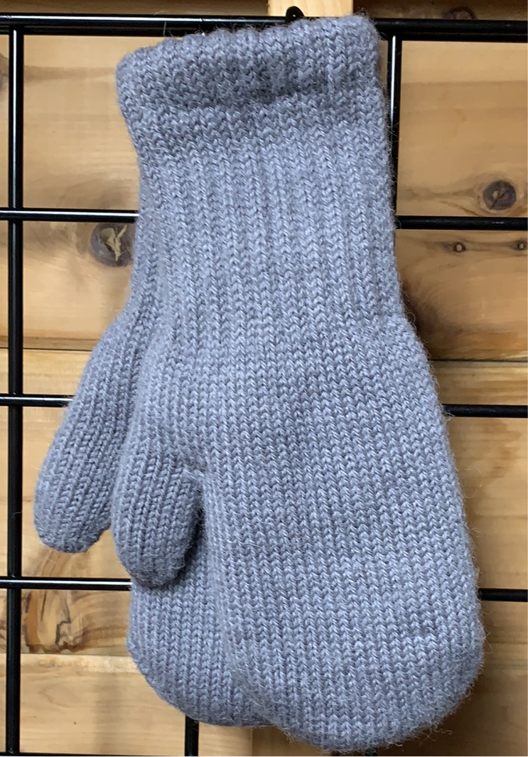 Boucle Lined Alpaca Mittens