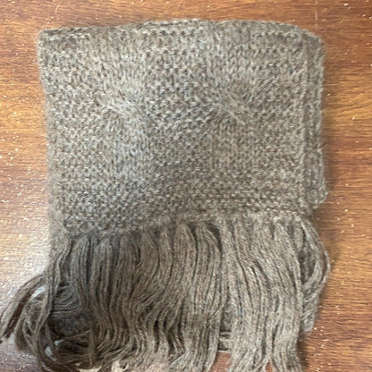 100% Baby Alpaca Trenza Cable Scarf