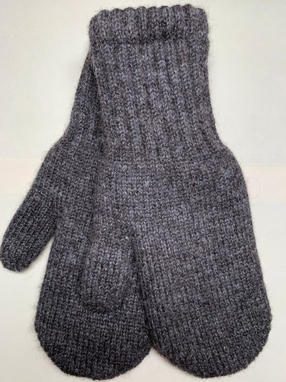 Boucle Lined Alpaca Mittens