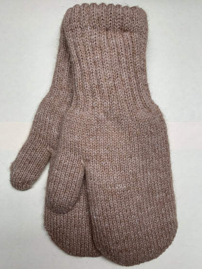 Boucle Lined Alpaca Mittens