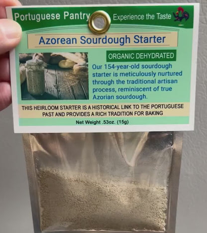 Organic Dehydrated Sourdough Starter | Azorean 154 Year Old Heirloom Culture